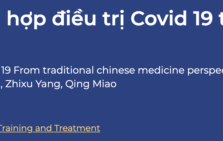 20 TRƯỜNG HỢP ĐIỀU TRỊ COVID 19 NĂM 2020 TẠI VŨ HÁN TRUNG QUỐC.