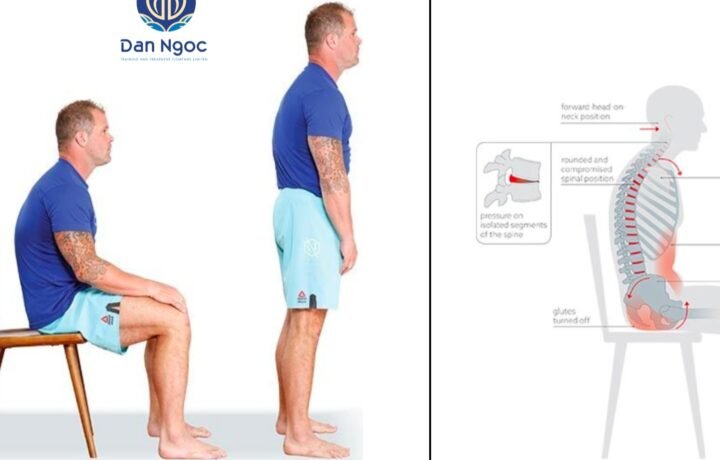 Tác hại của việc ngồi sai tư thế khi làm việc.