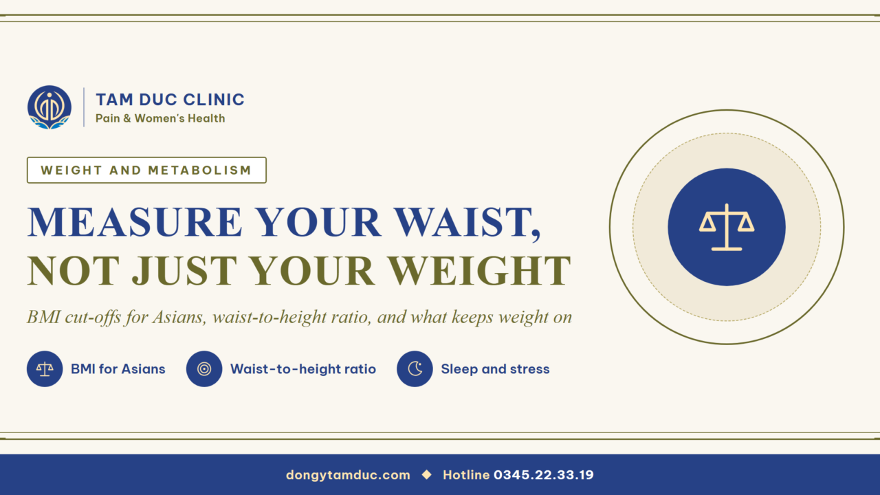 Why Vietnamese people should measure their waist, not just watch their weight