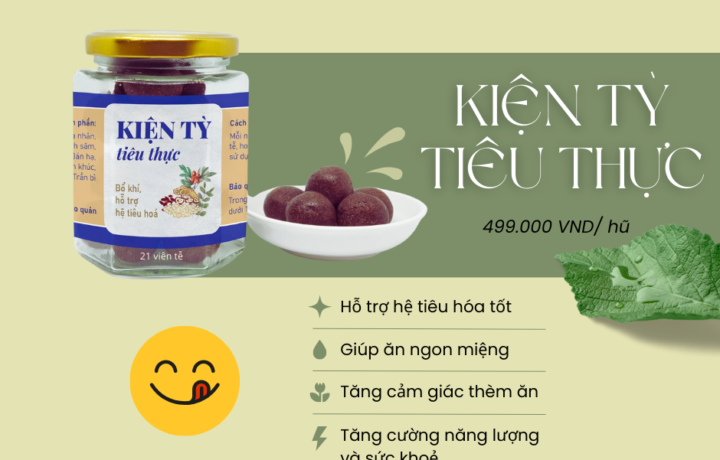Kiện Tỳ Tiêu Thực Tễ – Viên ngọc quý kiến tạo hệ tiêu hóa.