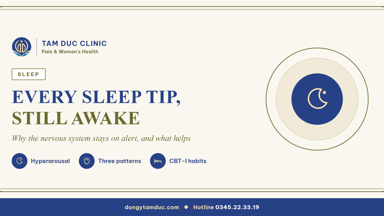Following every sleep tip and still can't sleep: why, and what to do