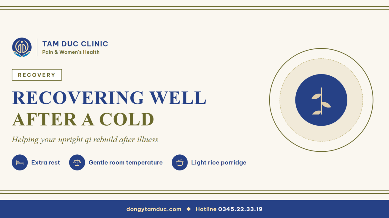 Taking care of yourself while recovering from a cold