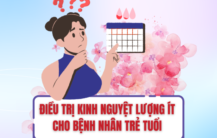 Điều trị kinh nguyệt lượng ít cho bệnh nhân trẻ tuổi