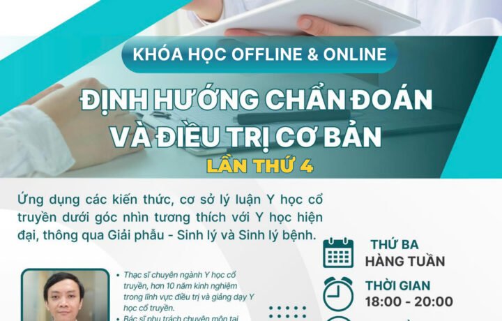 Khóa học ĐỊNH HƯỚNG CHẨN ĐOÁN VÀ ĐIỀU TRỊ CƠ BẢN (Lần thứ 4)