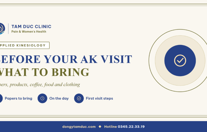 What to bring and how to prepare for an Applied Kinesiology visit