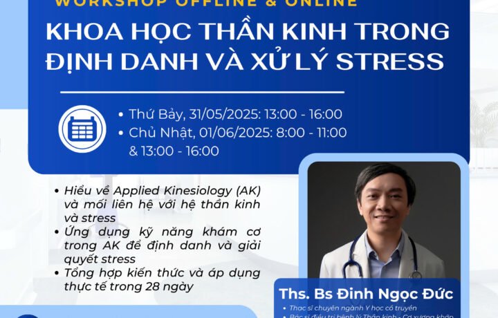 Workshop "Khoa hoc Than Kinh trong Dinh Danh va Xu ly Stress" | Dong y Tam Duc