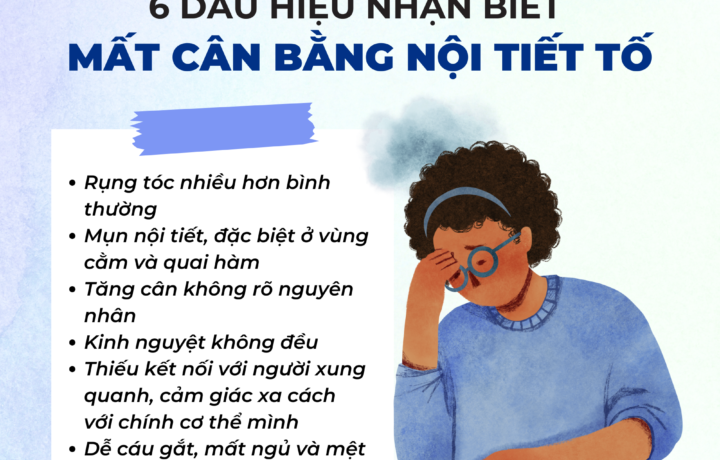 Rụng tóc, mụn, tăng cân bất thường – có thể bạn đang bị mất cân bằng nội tiết mà không biết…