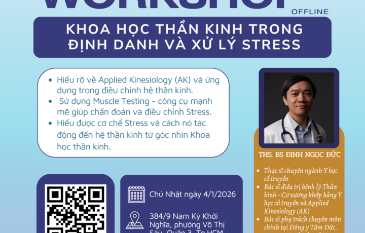 Workshop "KHOA HỌC THẦN KINH trong ĐỊNH DANH và XỬ LÝ STRESS"