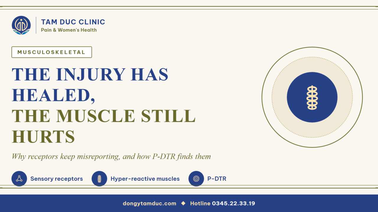 The injury healed long ago, so why is the muscle still tight and painful?