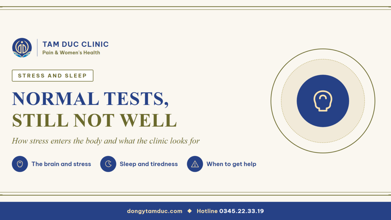Normal test results but still tired, in pain and sleepless: how stress affects you