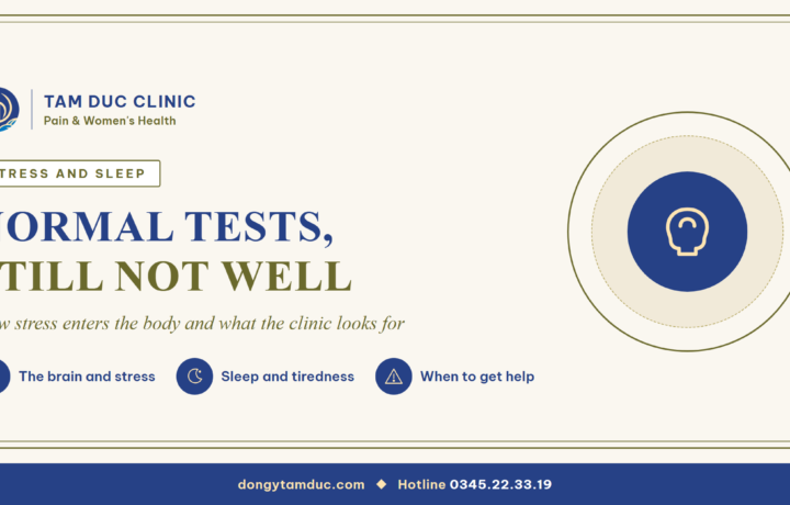 Normal test results but still tired, in pain and sleepless: how stress affects you