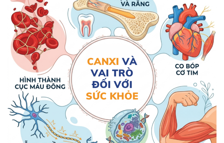 Canxi và vai trò đối với sức khỏe