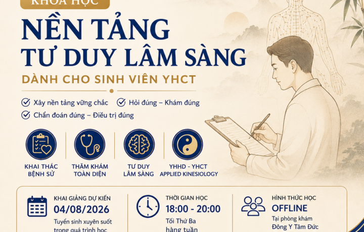 NỀN TẢNG TƯ DUY LÂM SÀNG DÀNH CHO SINH VIÊN Y HỌC CỔ TRUYỀN LẦN THỨ 5