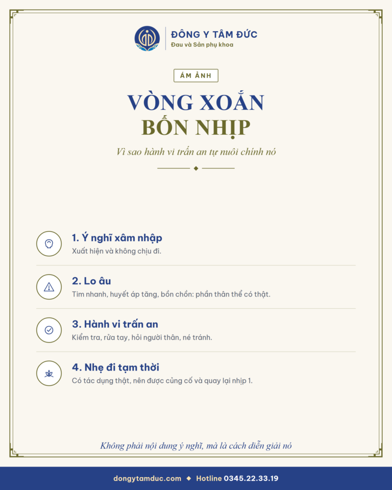 Tóm tắt: Ý nghĩ ám ảnh: vì sao càng cố không nghĩ thì càng nghĩ - Đông y Tâm Đức