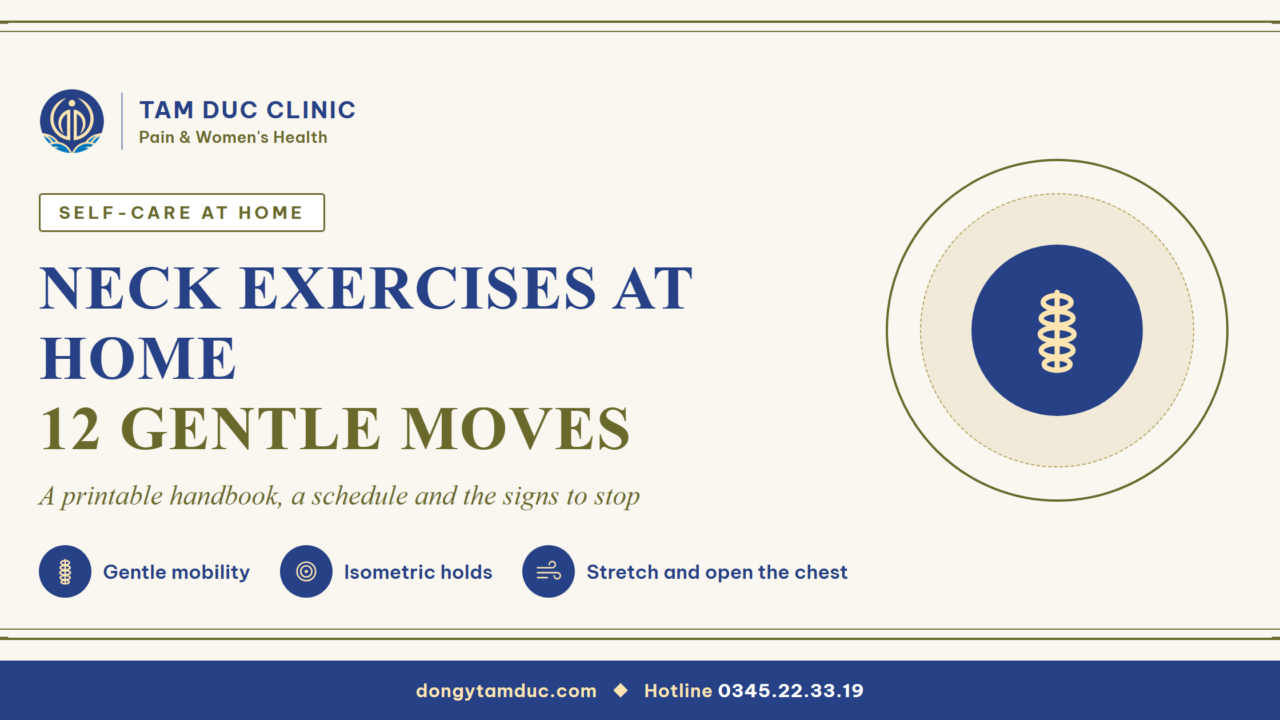 Neck exercises at home: 12 gentle moves and a handbook to download